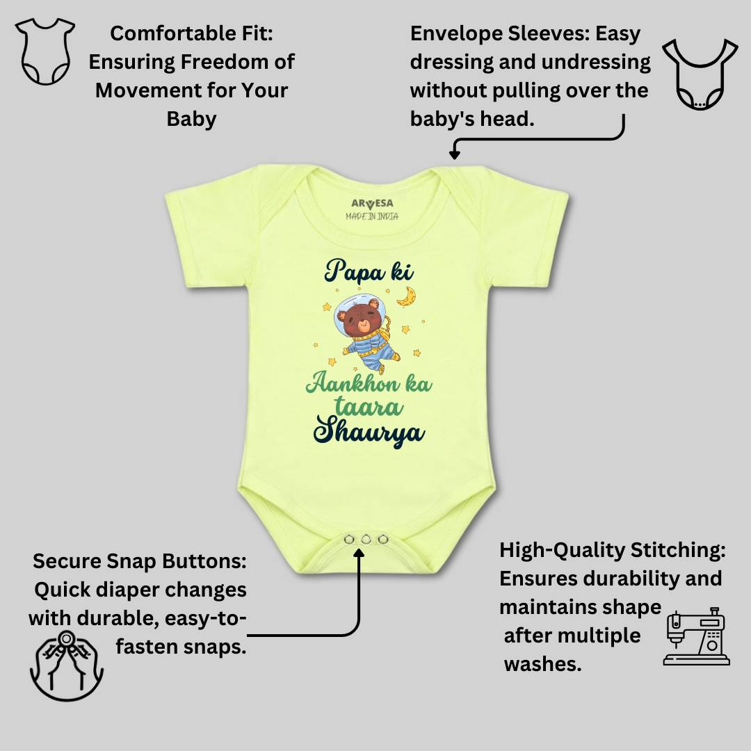 Arvesa Papa Ki Aankho Ka Taara Baby Boy & Girl Dress