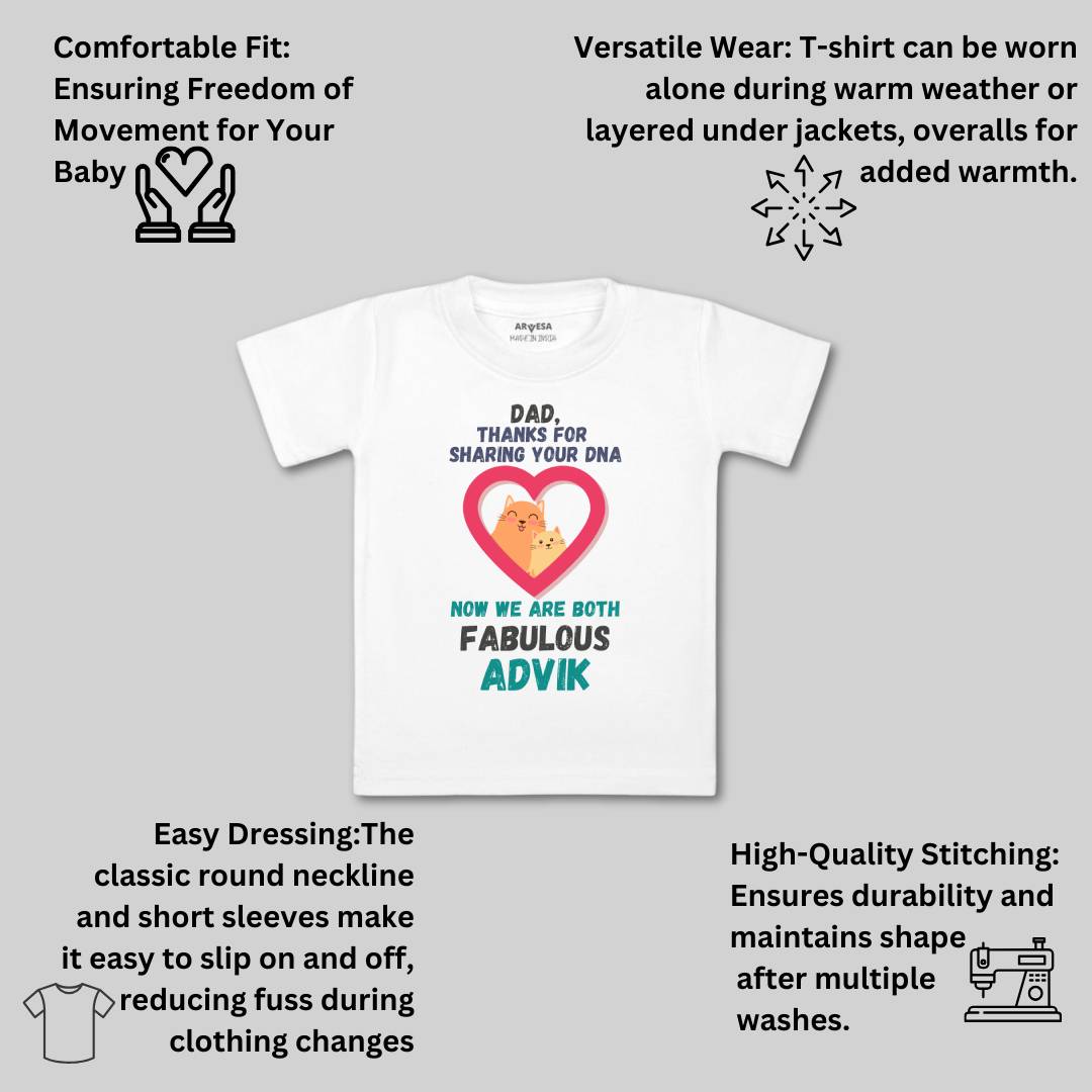 Arvesa Happy Father Days  Baby Boy & Girl Dress