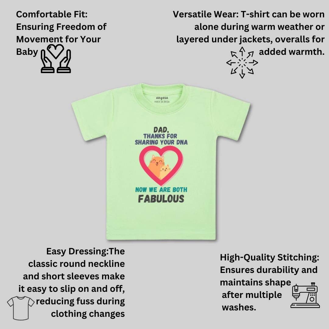 Arvesa Design-895 Fathers Day My First Baby Boy and Baby Girl Dress .