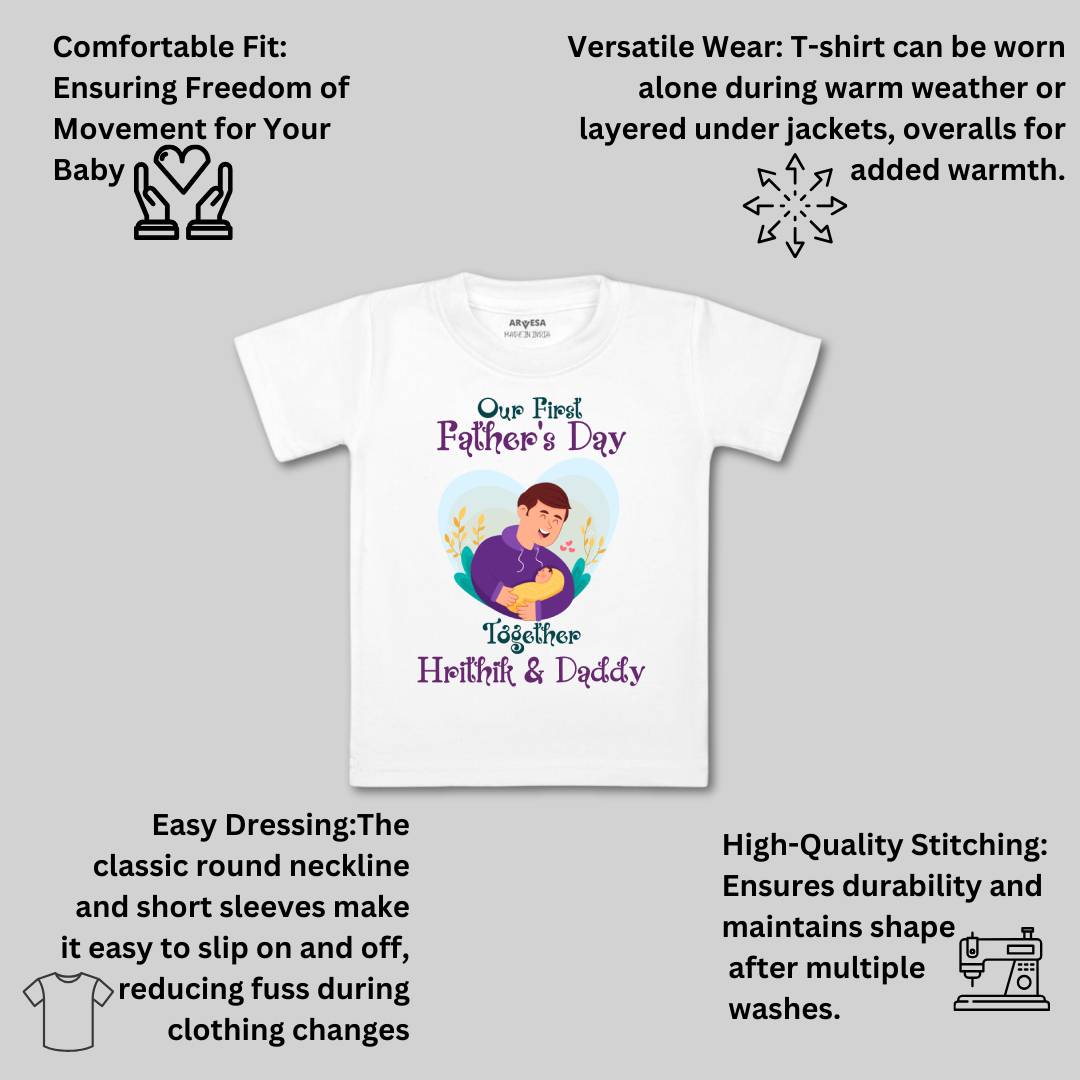 Arvesa Happy Father Days  Baby Boy & Girl Dress