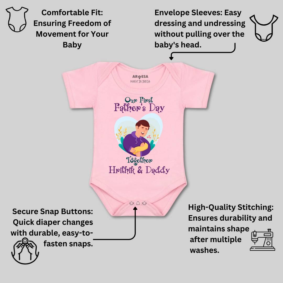 Arvesa Happy Father Days  Baby Boy & Girl Dress