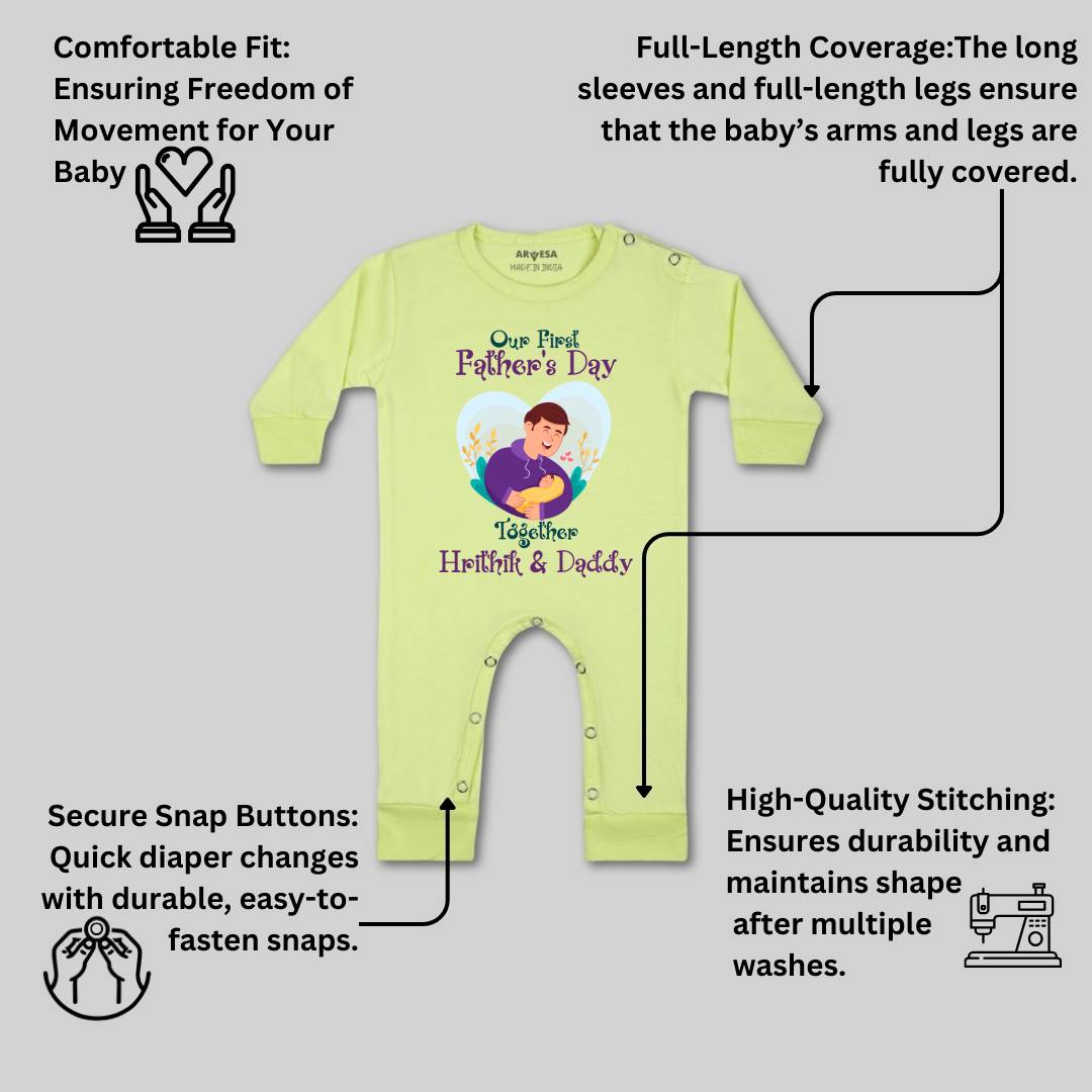 Arvesa Happy Father Days  Baby Boy & Girl Dress