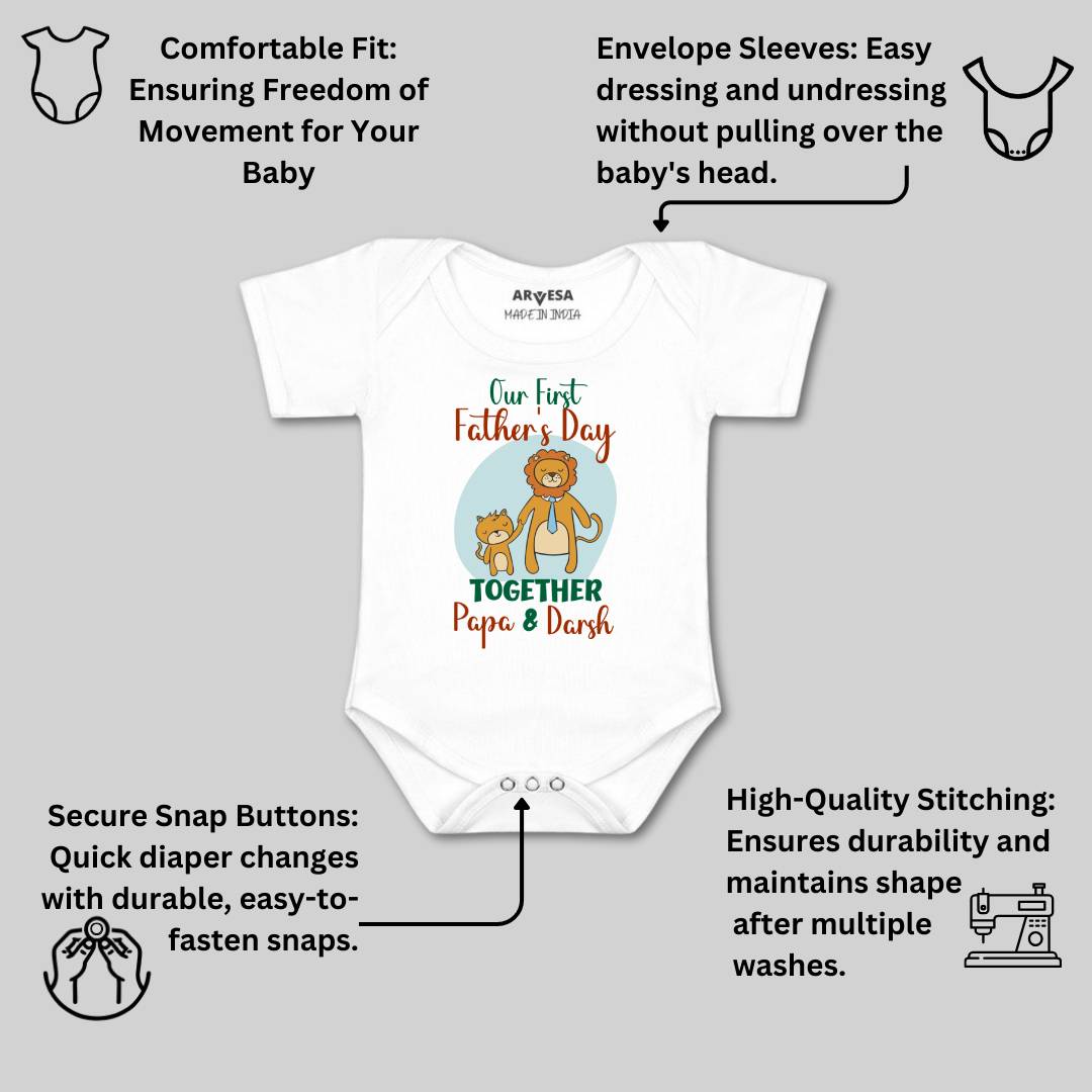 Arvesa Happy Father Days  Baby Boy & Girl Dress