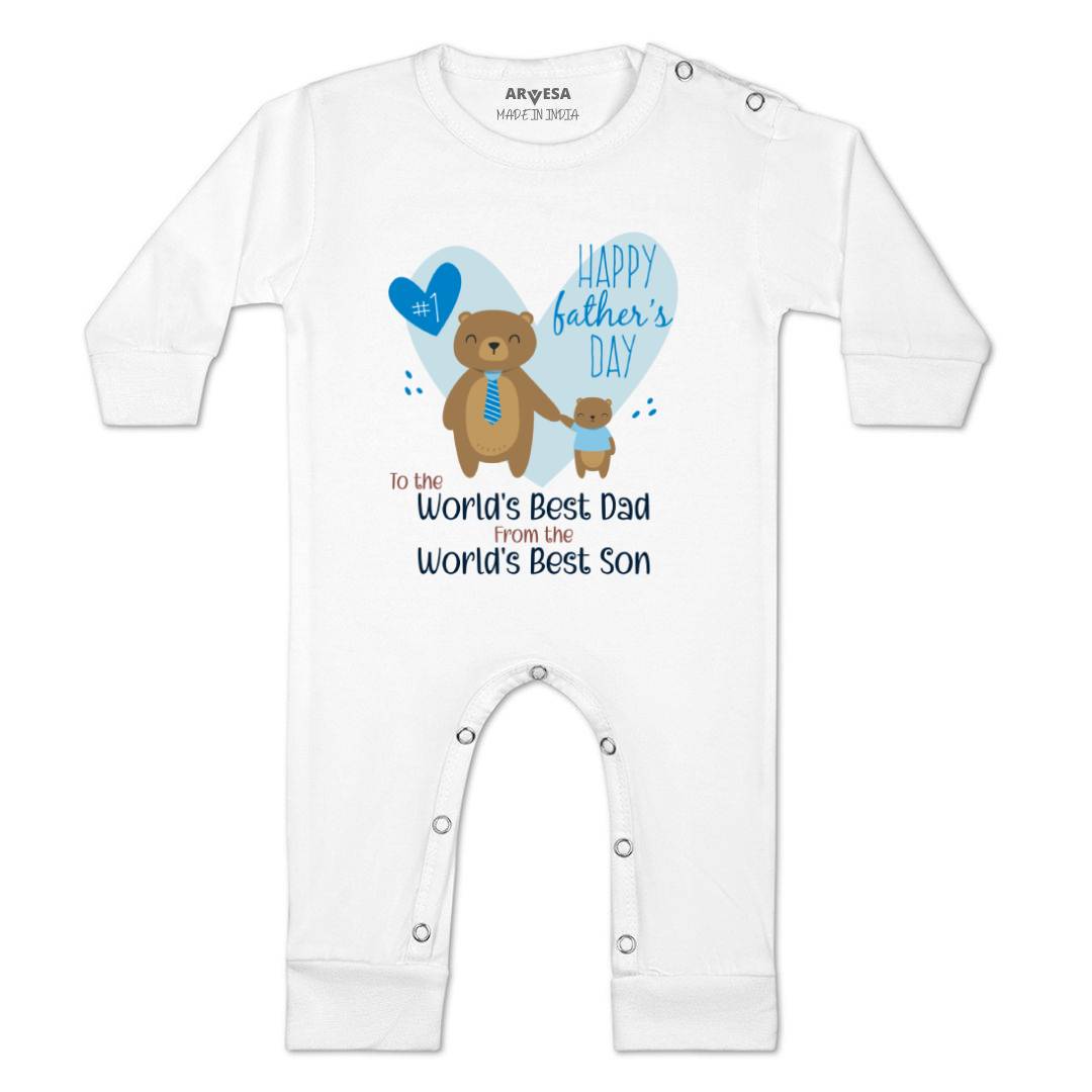 Arvesa Design-899 Fathers Day My First Baby Boy and Baby Girl Dress .
