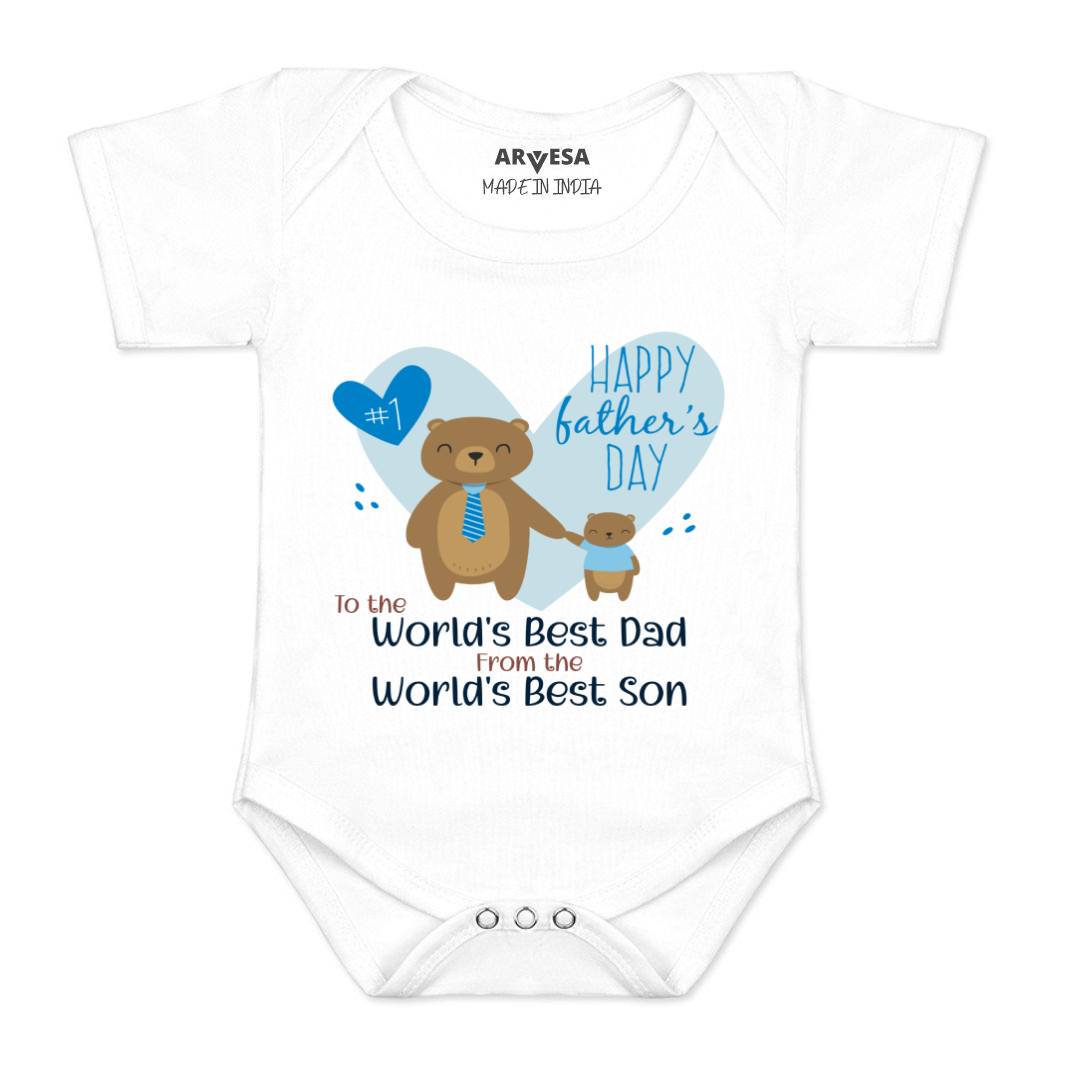 Arvesa Design-899 Fathers Day My First Baby Boy and Baby Girl Dress .
