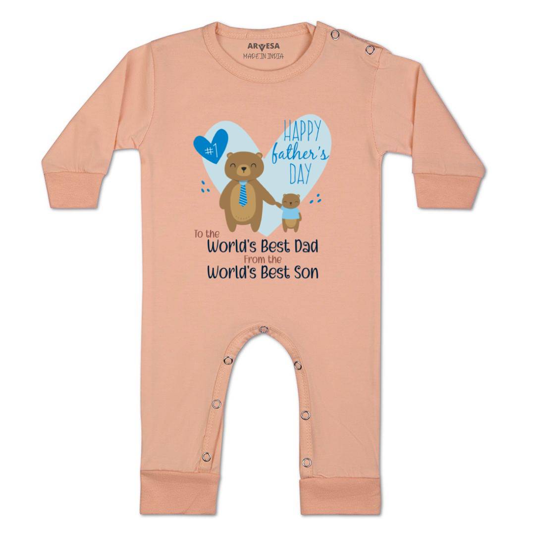 Arvesa Design-899 Fathers Day My First Baby Boy and Baby Girl Dress .