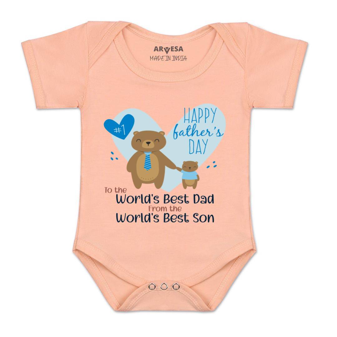 Arvesa Design-899 Fathers Day My First Baby Boy and Baby Girl Dress .