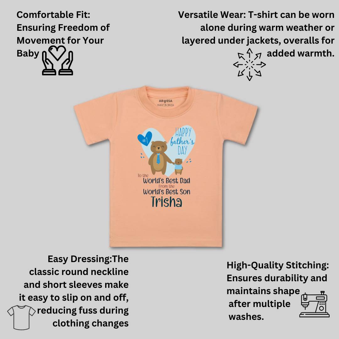 Arvesa Happy Father Days  Baby Boy & Girl Dress