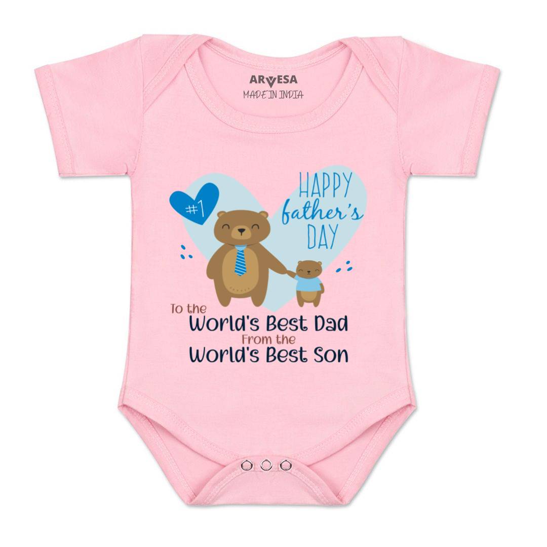 Arvesa Design-899 Fathers Day My First Baby Boy and Baby Girl Dress .