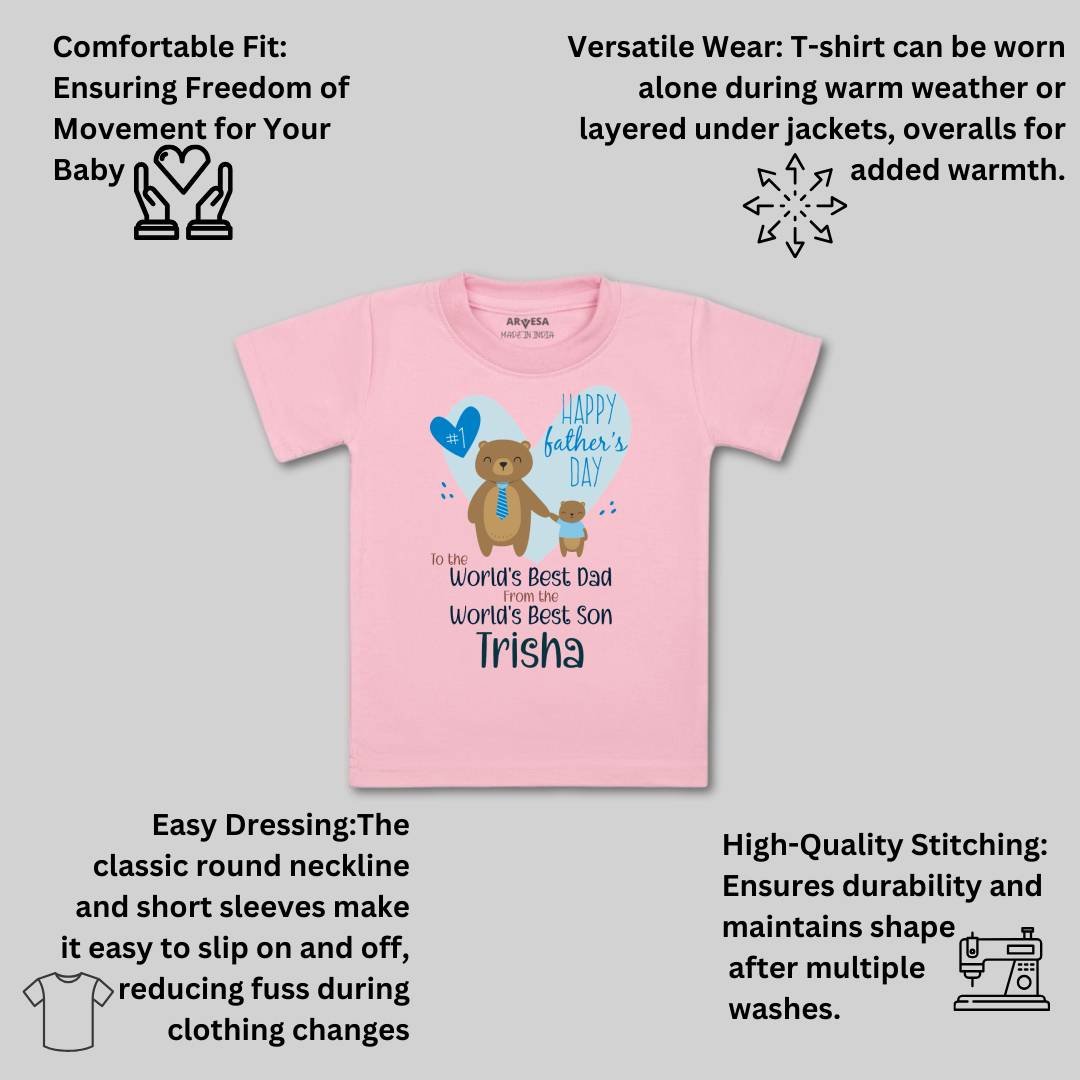 Arvesa Happy Father Days  Baby Boy & Girl Dress