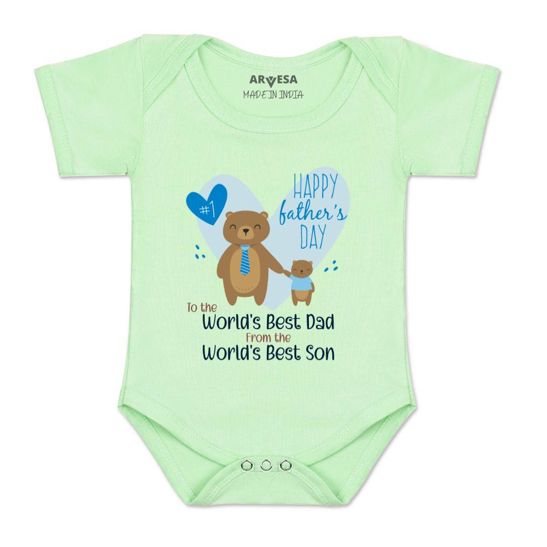 Arvesa Design-899 Fathers Day My First Baby Boy and Baby Girl Dress .