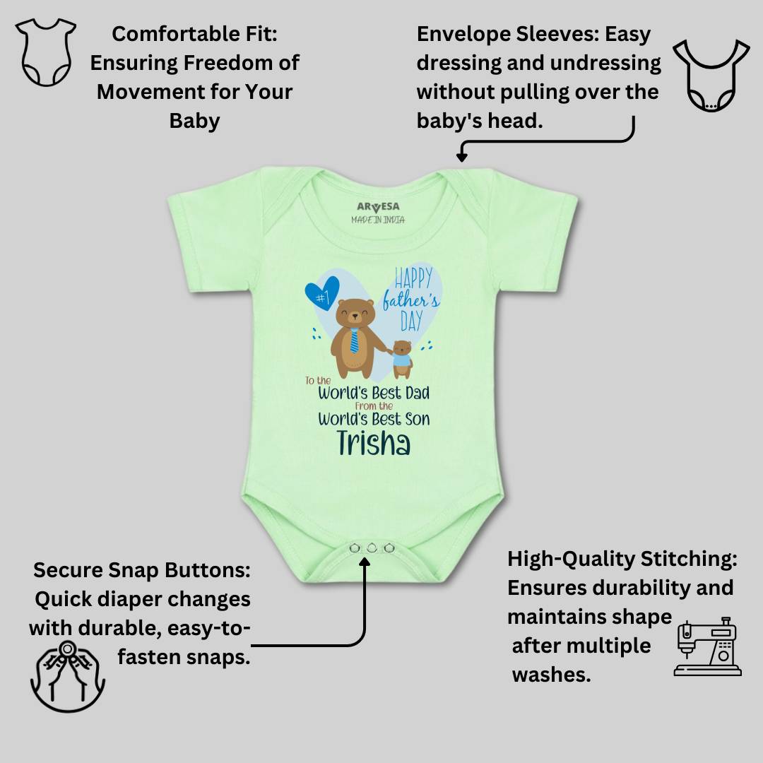 Arvesa Happy Father Days  Baby Boy & Girl Dress