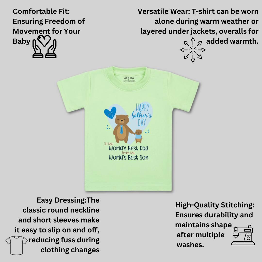 Arvesa Design-899 Fathers Day My First Baby Boy and Baby Girl Dress .