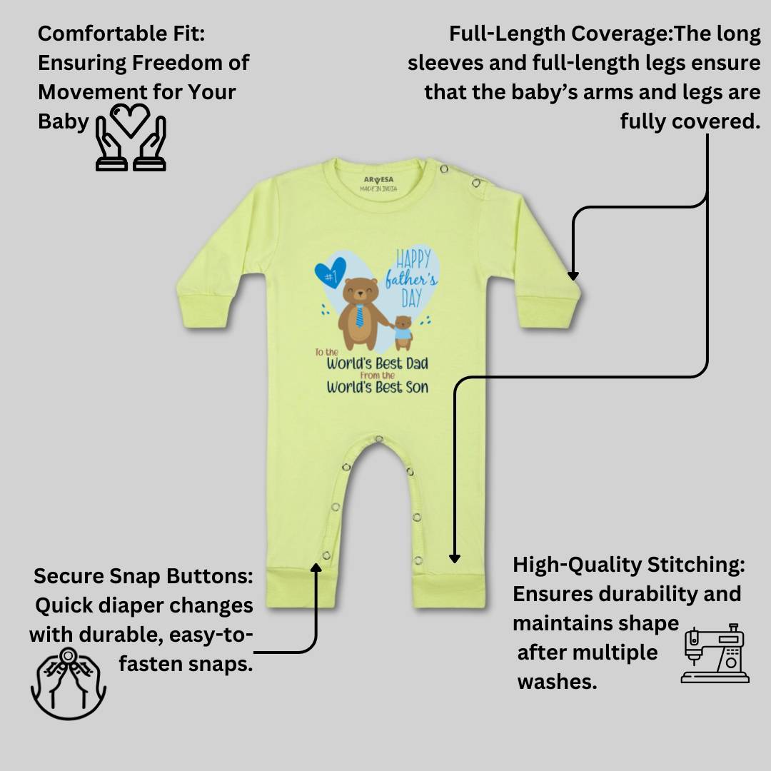 Arvesa Design-899 Fathers Day My First Baby Boy and Baby Girl Dress .