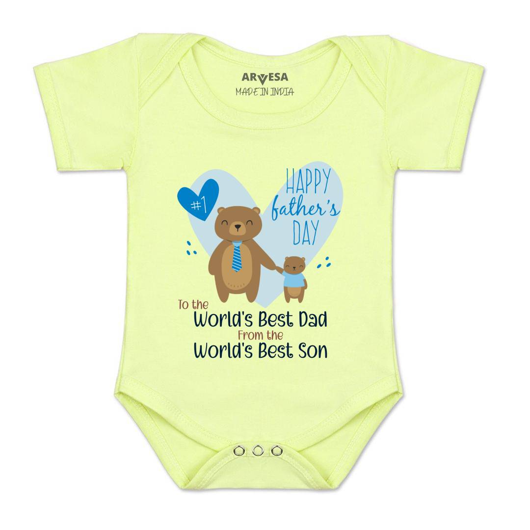 Arvesa Design-899 Fathers Day My First Baby Boy and Baby Girl Dress .
