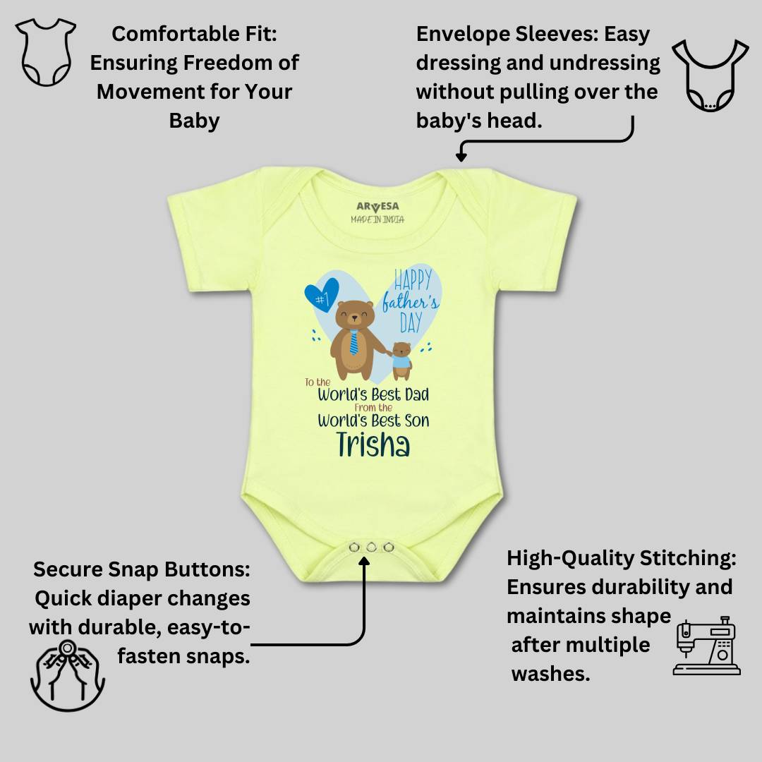 Arvesa Happy Father Days  Baby Boy & Girl Dress