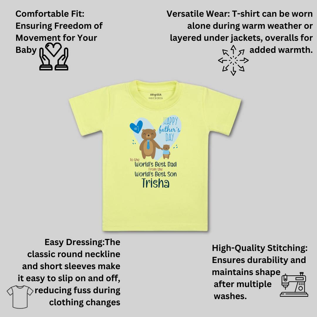 Arvesa Happy Father Days  Baby Boy & Girl Dress