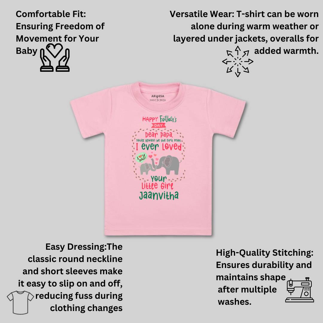 Arvesa Happy Father Days  Baby Boy & Girl Dress