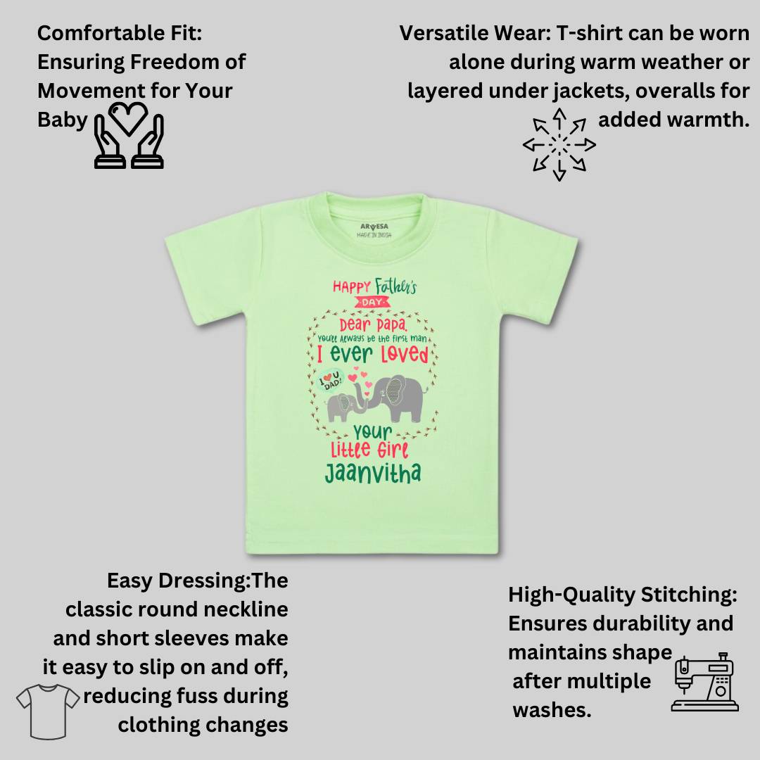 Arvesa Happy Father Days  Baby Boy & Girl Dress