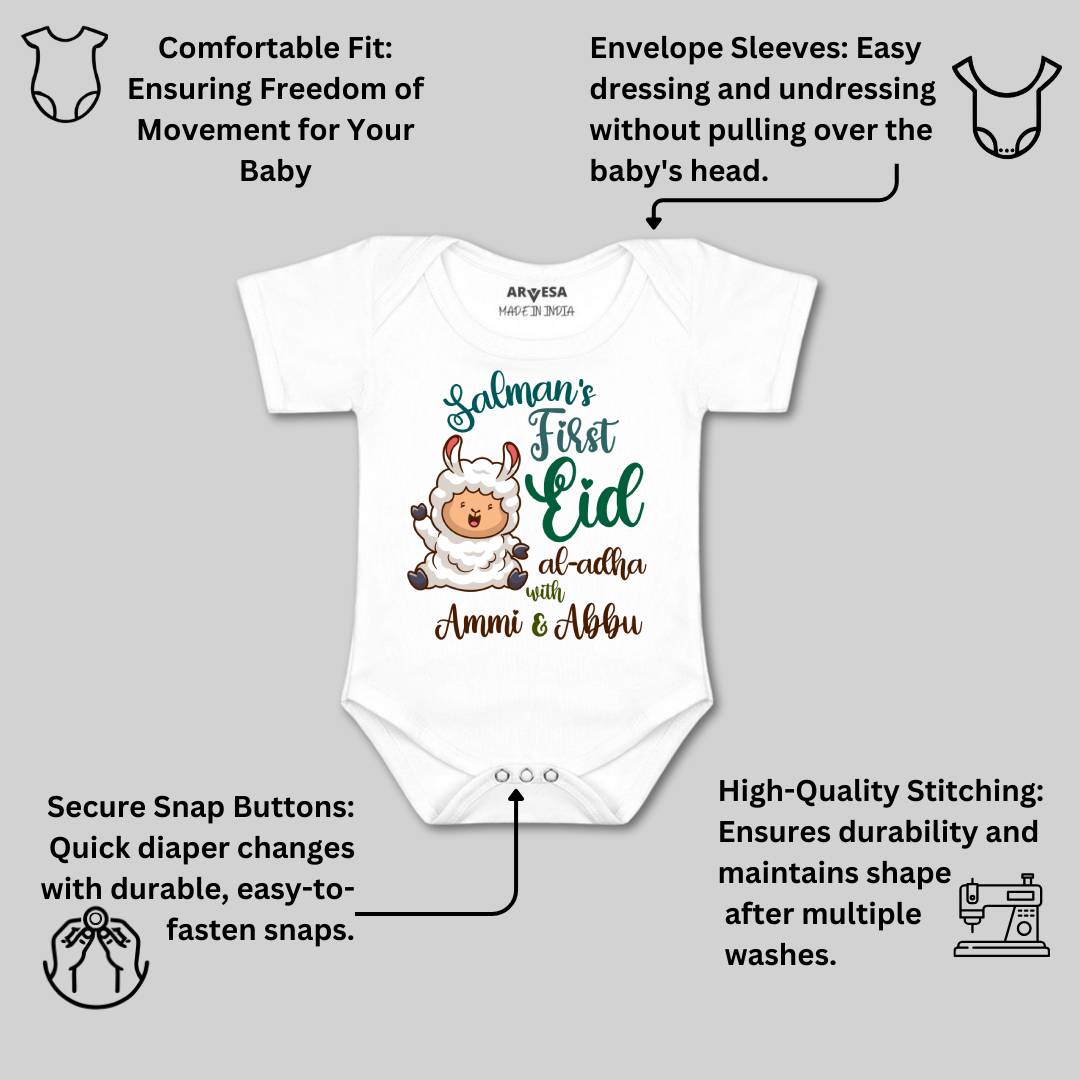 Arvesa My First Bakra Eid  Baby Boy & Girl Dress