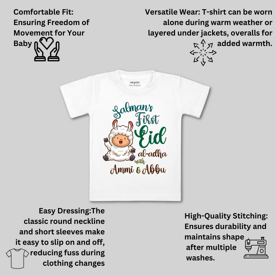 Arvesa My First Bakra Eid  Baby Boy & Girl Dress