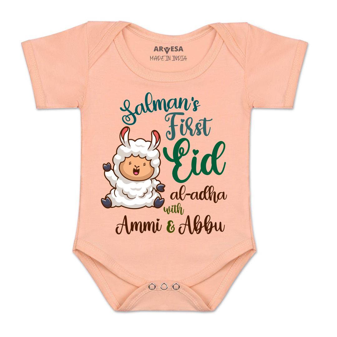 Arvesa My First Bakra Eid  Baby Boy & Girl Dress