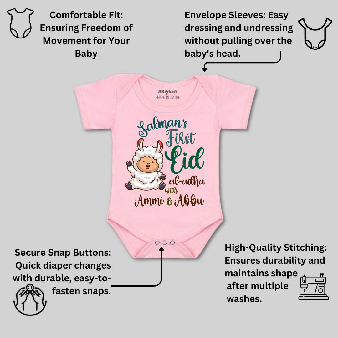 Arvesa My First Bakra Eid  Baby Boy & Girl Dress