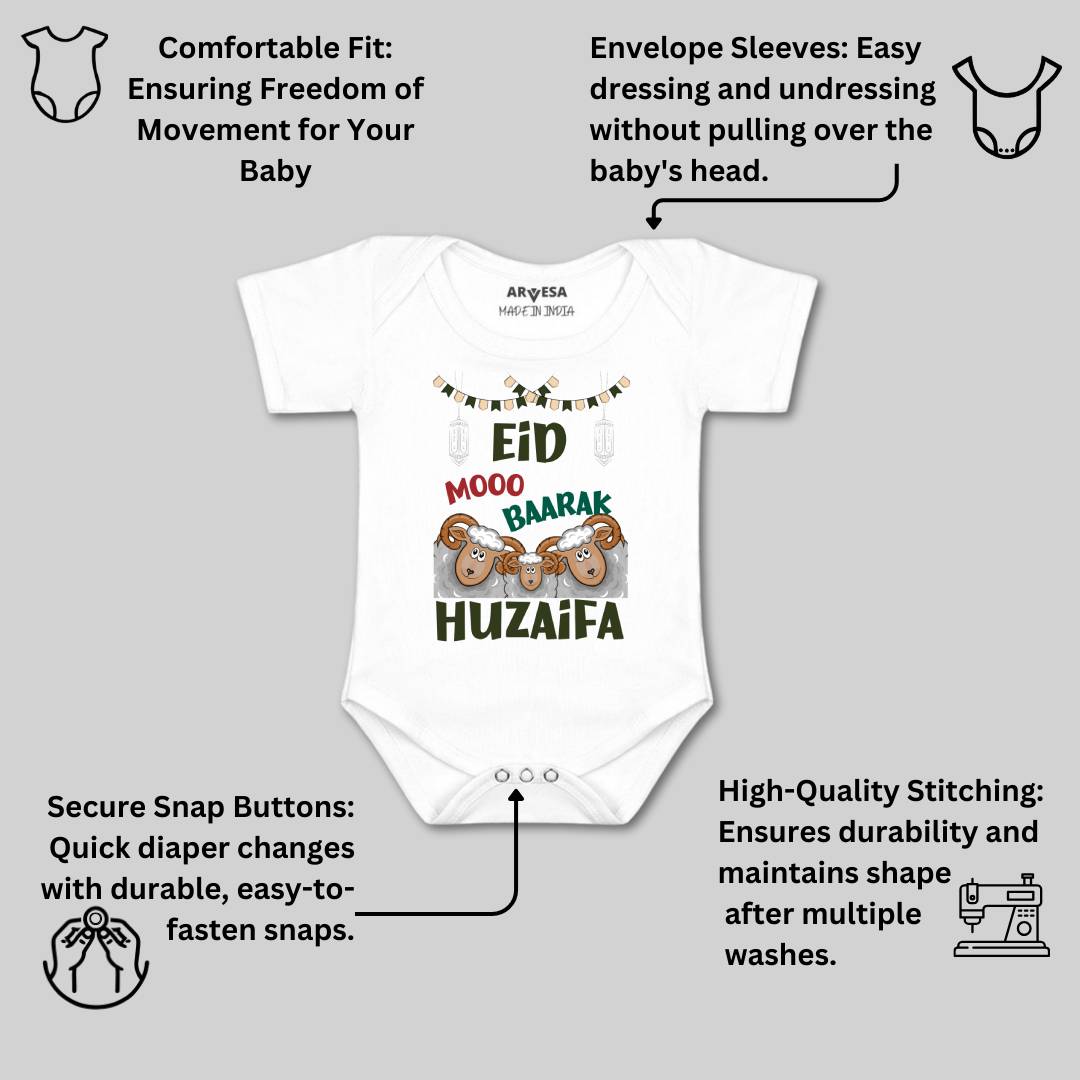 Arvesa Eid Mooo Baarak  Baby Boy & Girl Dress