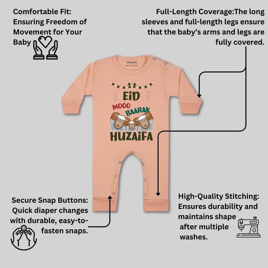 Arvesa Eid Mooo Baarak  Baby Boy & Girl Dress