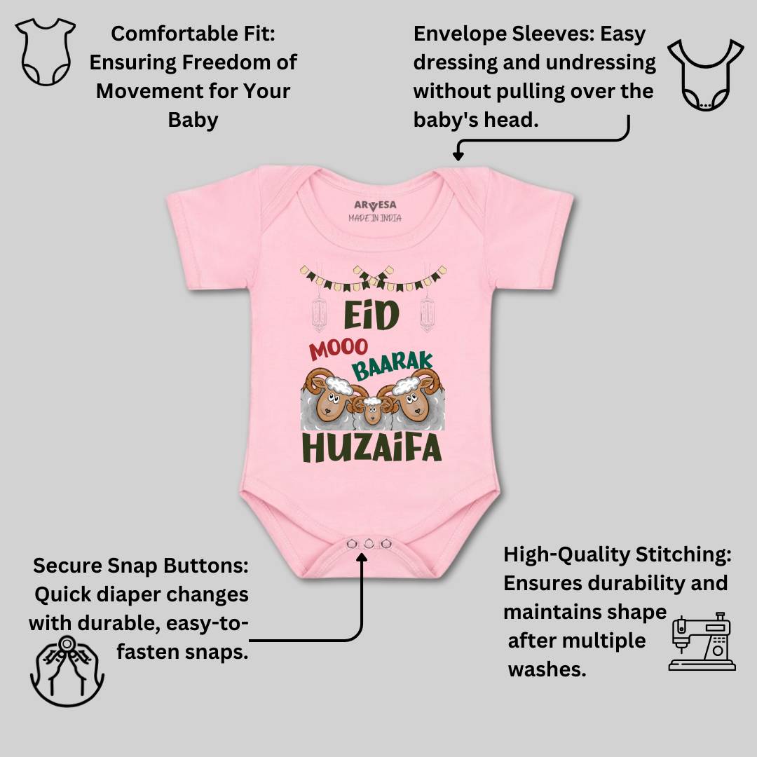 Arvesa Eid Mooo Baarak  Baby Boy & Girl Dress