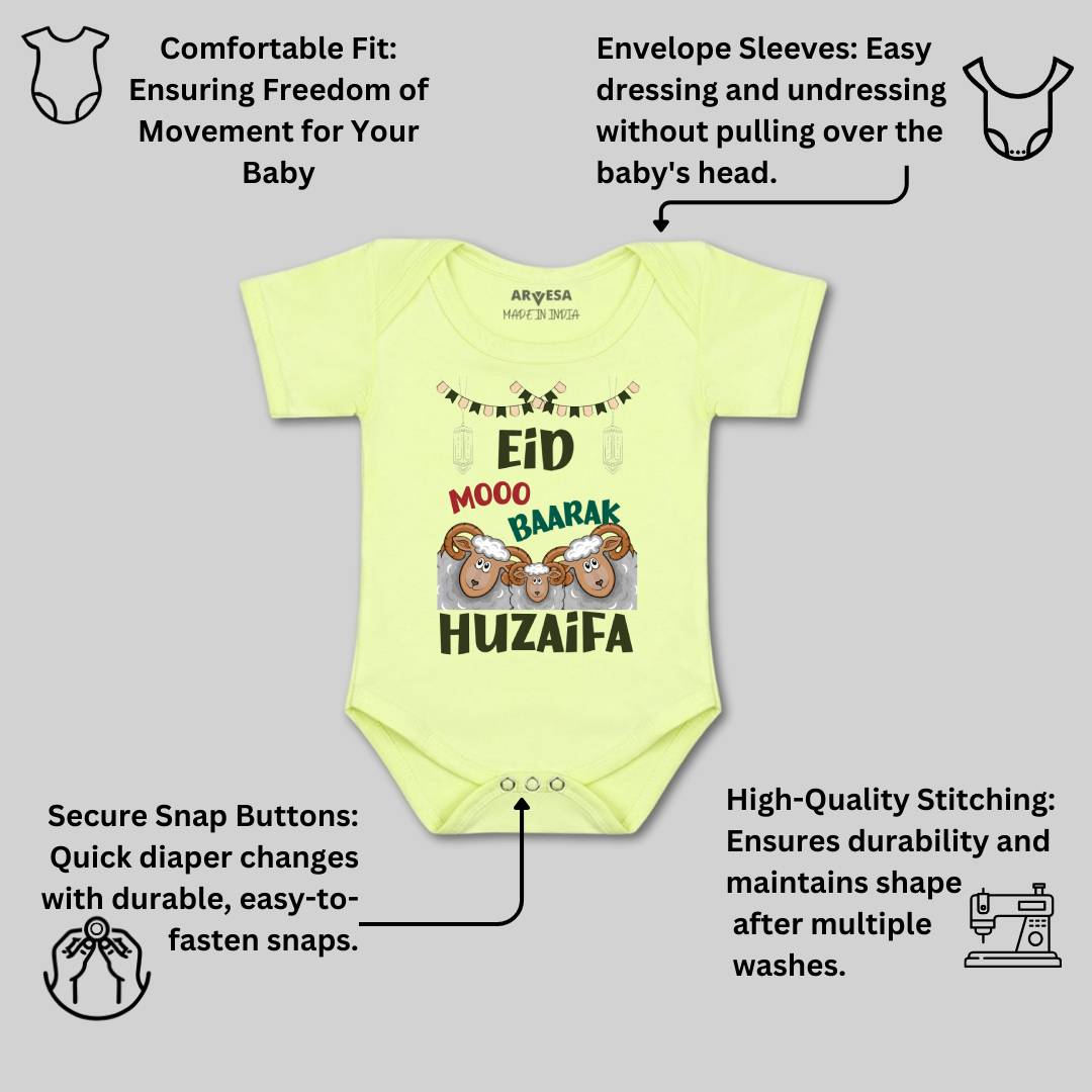 Arvesa Eid Mooo Baarak  Baby Boy & Girl Dress
