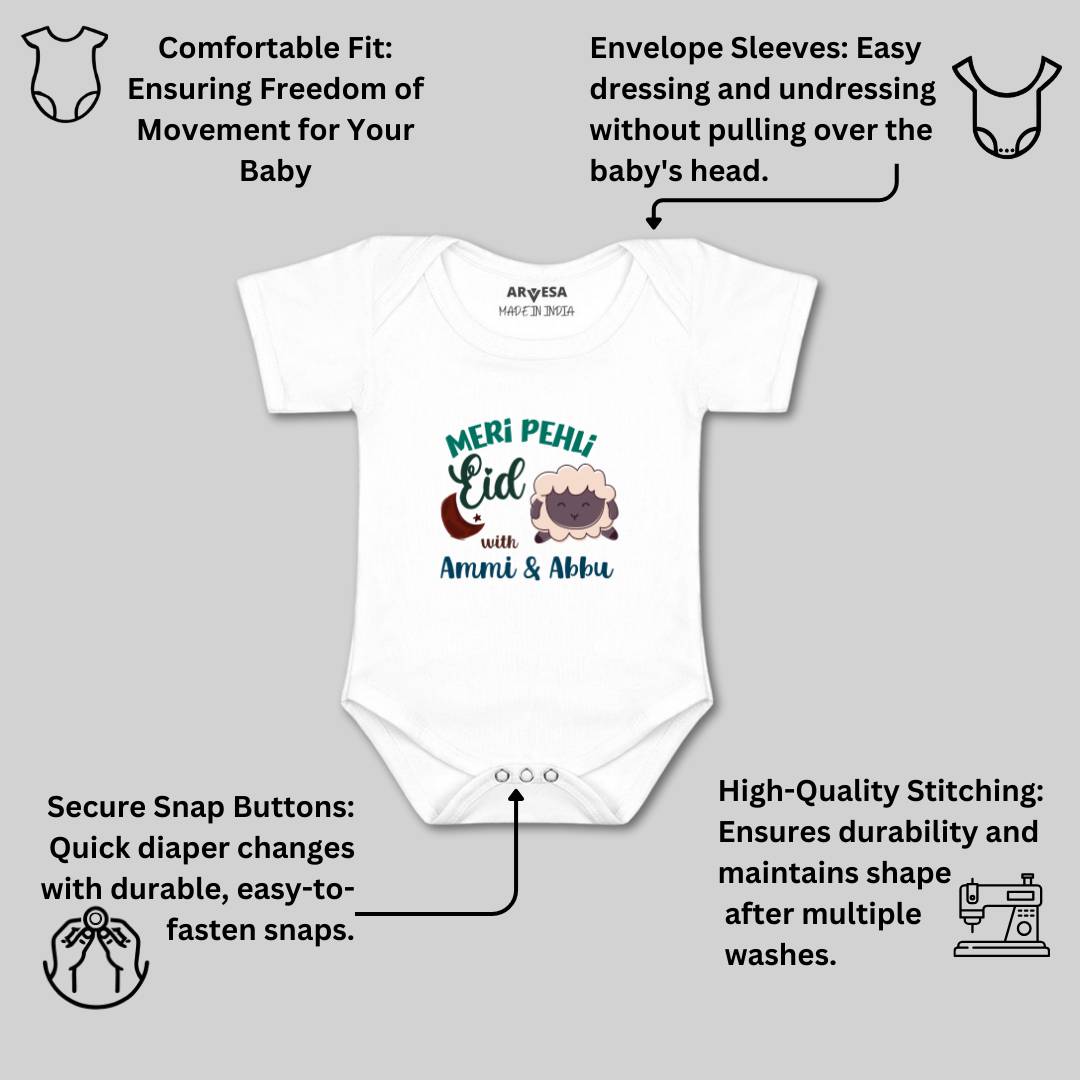 Arvesa Design-906 Bakra Eid My First Baby Boy and Baby Girl Dress .