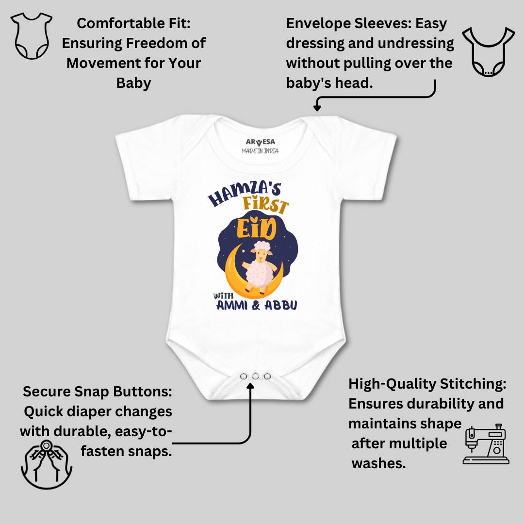 Arvesa My First Bakra Eid  Baby Boy & Girl Dress