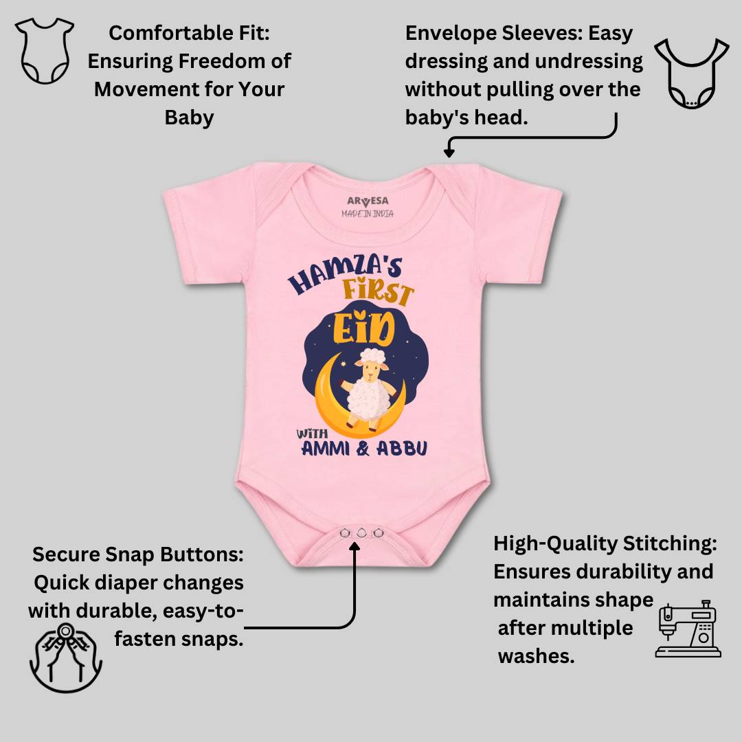 Arvesa My First Bakra Eid  Baby Boy & Girl Dress