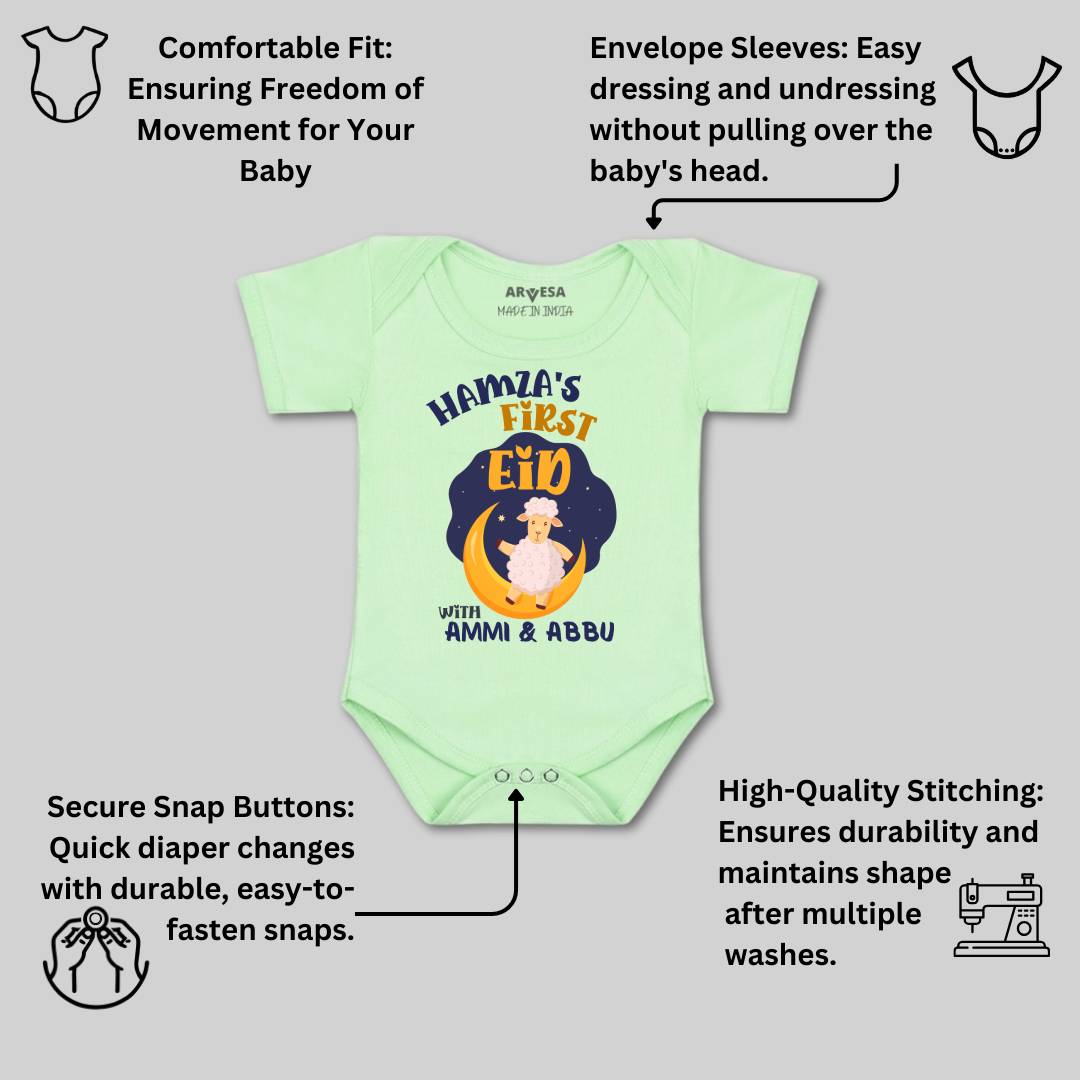 Arvesa My First Bakra Eid  Baby Boy & Girl Dress