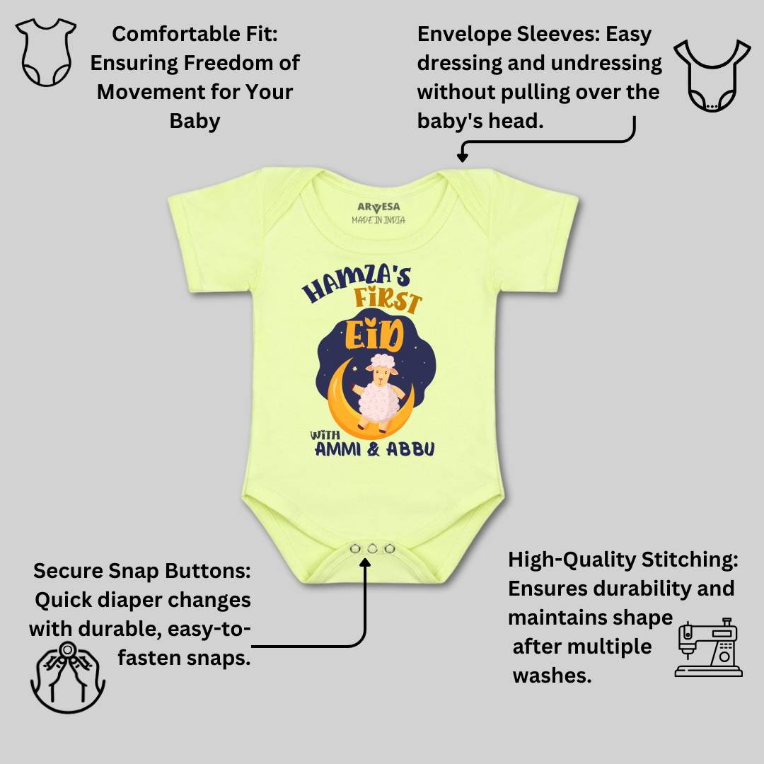 Arvesa My First Bakra Eid  Baby Boy & Girl Dress