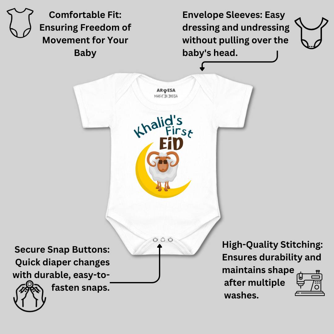 Arvesa My First Bakra Eid  Baby Boy & Girl Dress