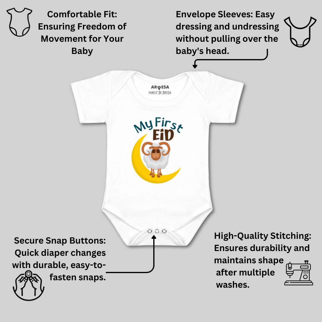 Arvesa Design-908 Bakra Eid My First Baby Boy and Baby Girl Dress .