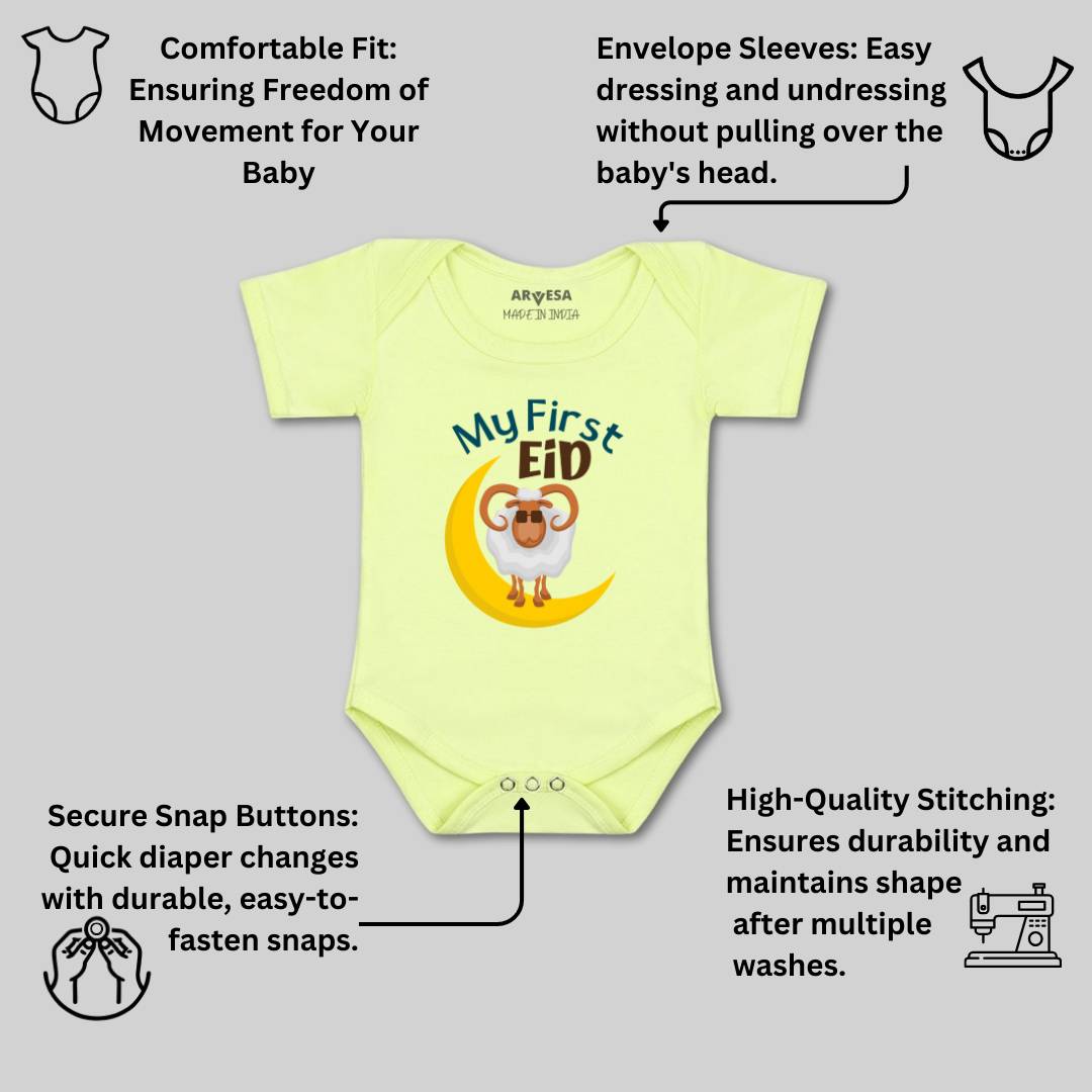 Arvesa Design-908 Bakra Eid My First Baby Boy and Baby Girl Dress .