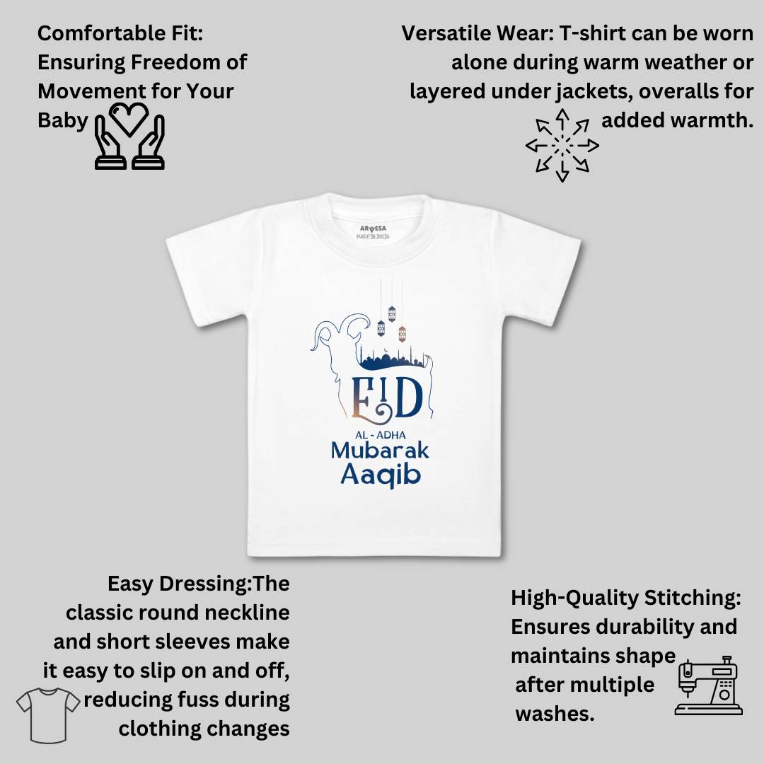 Arvesa Eid Al Adha Mubarak  Baby Boy & Girl Dress
