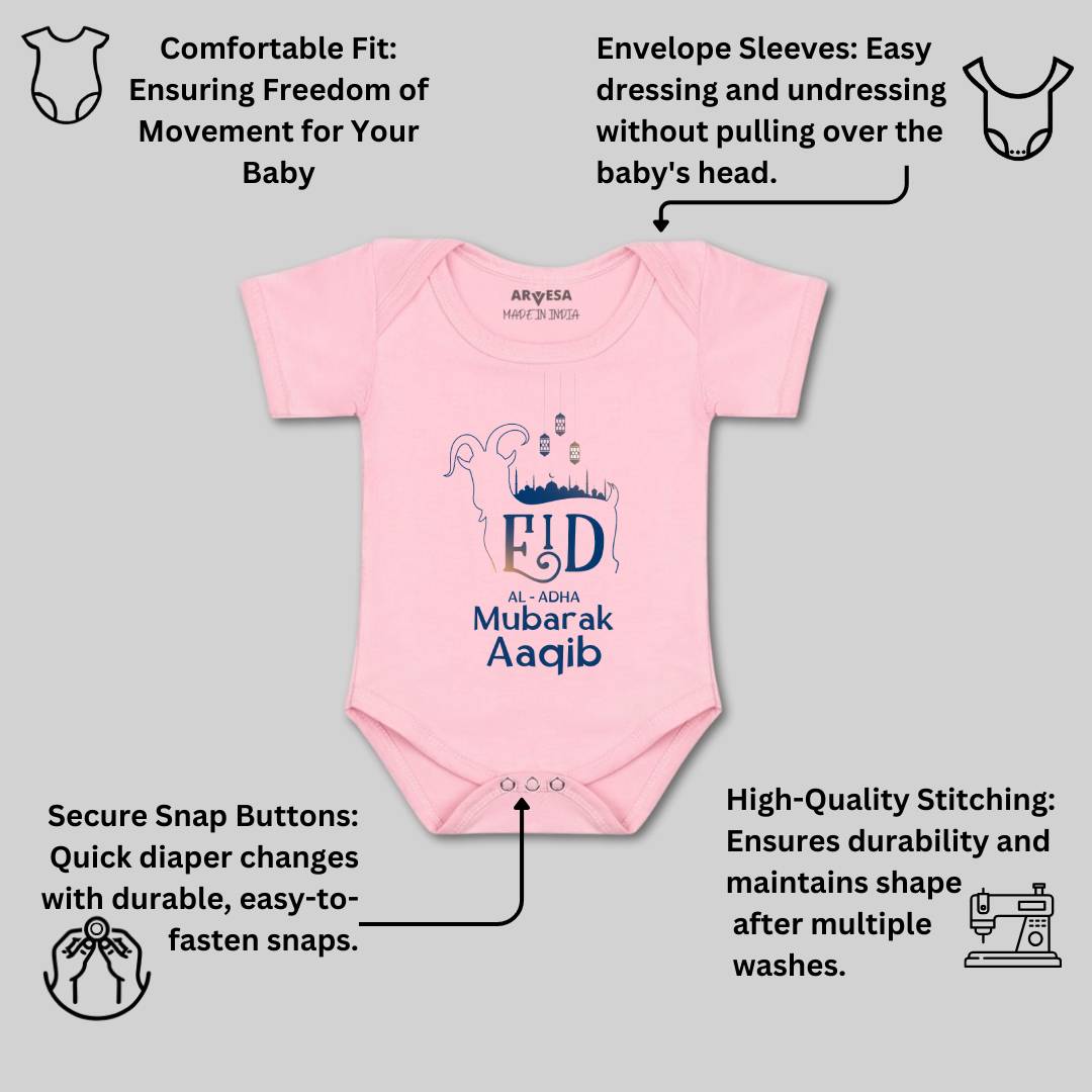 Arvesa Eid Al Adha Mubarak  Baby Boy & Girl Dress