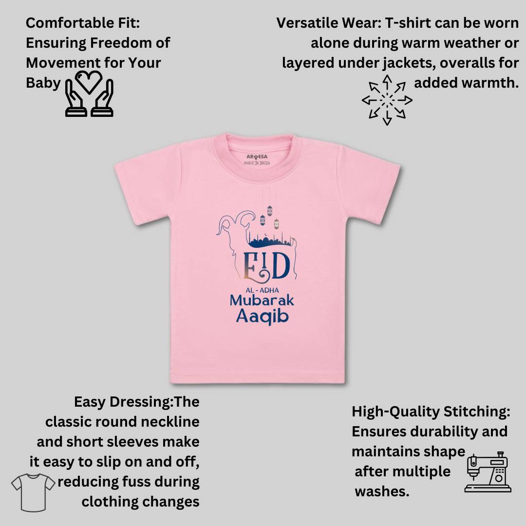 Arvesa Eid Al Adha Mubarak  Baby Boy & Girl Dress