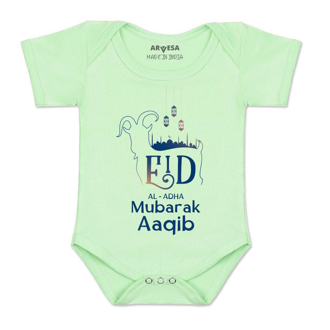 Arvesa Eid Al Adha Mubarak  Baby Boy & Girl Dress