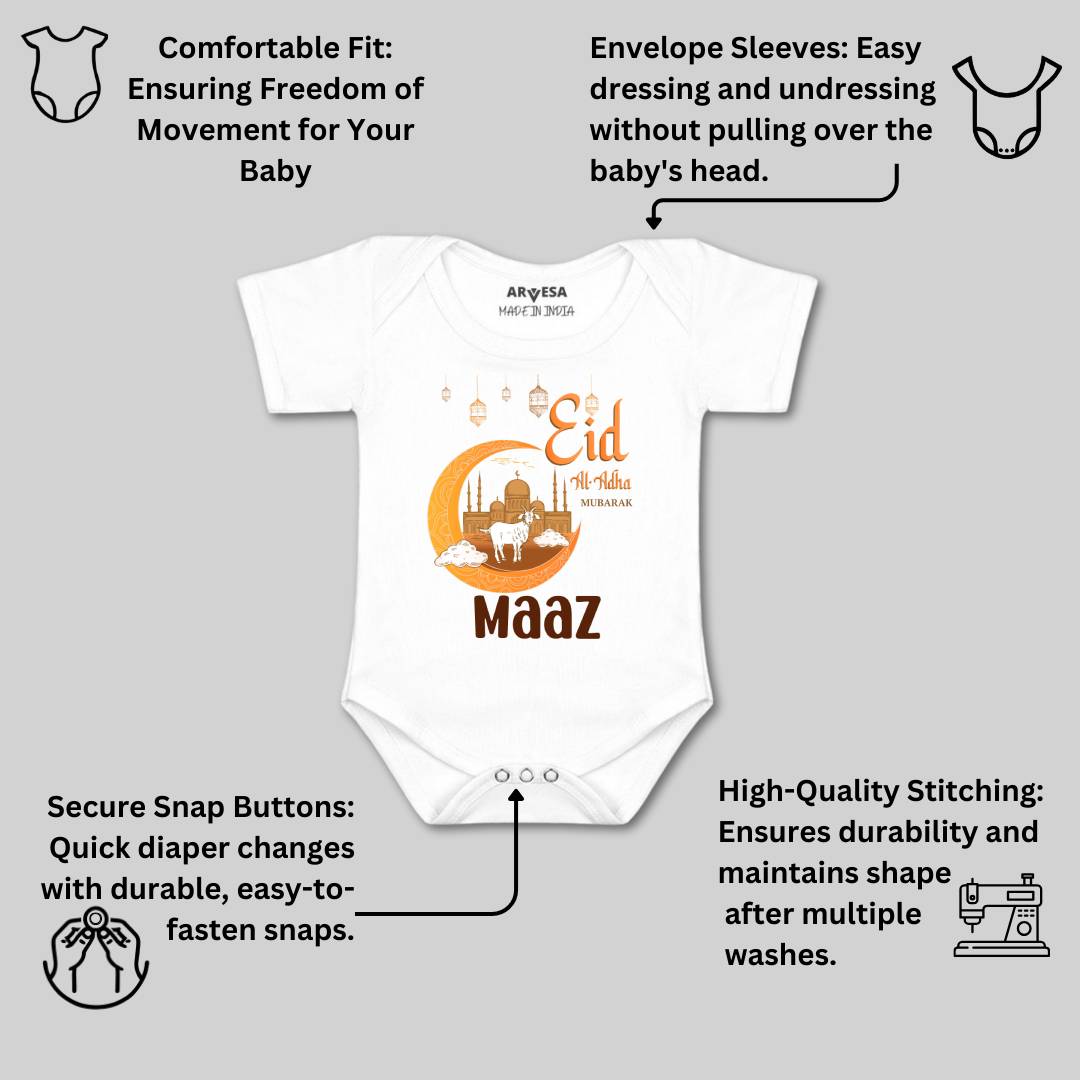 Arvesa Eid Al Adha Mubarak  Baby Boy & Girl Dress