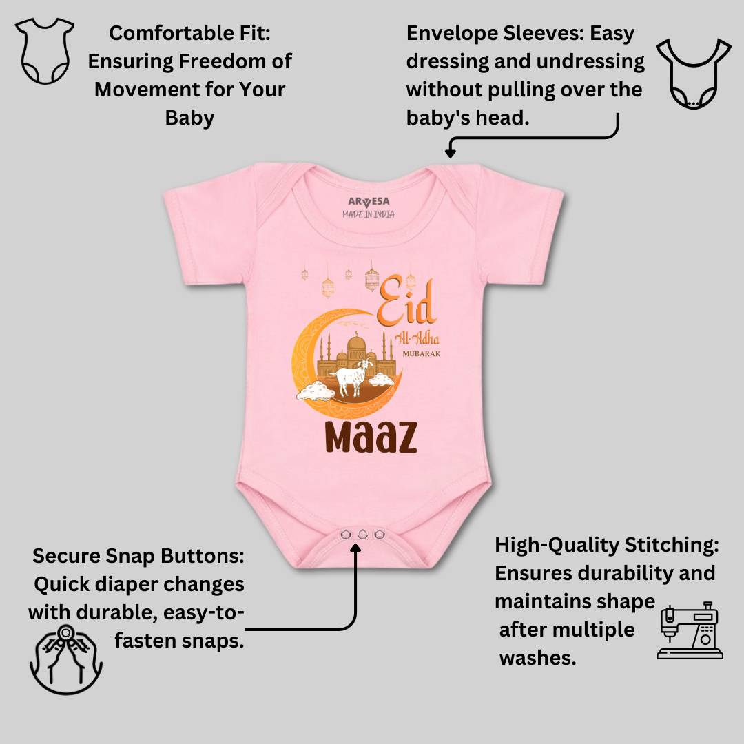 Arvesa Eid Al Adha Mubarak  Baby Boy & Girl Dress