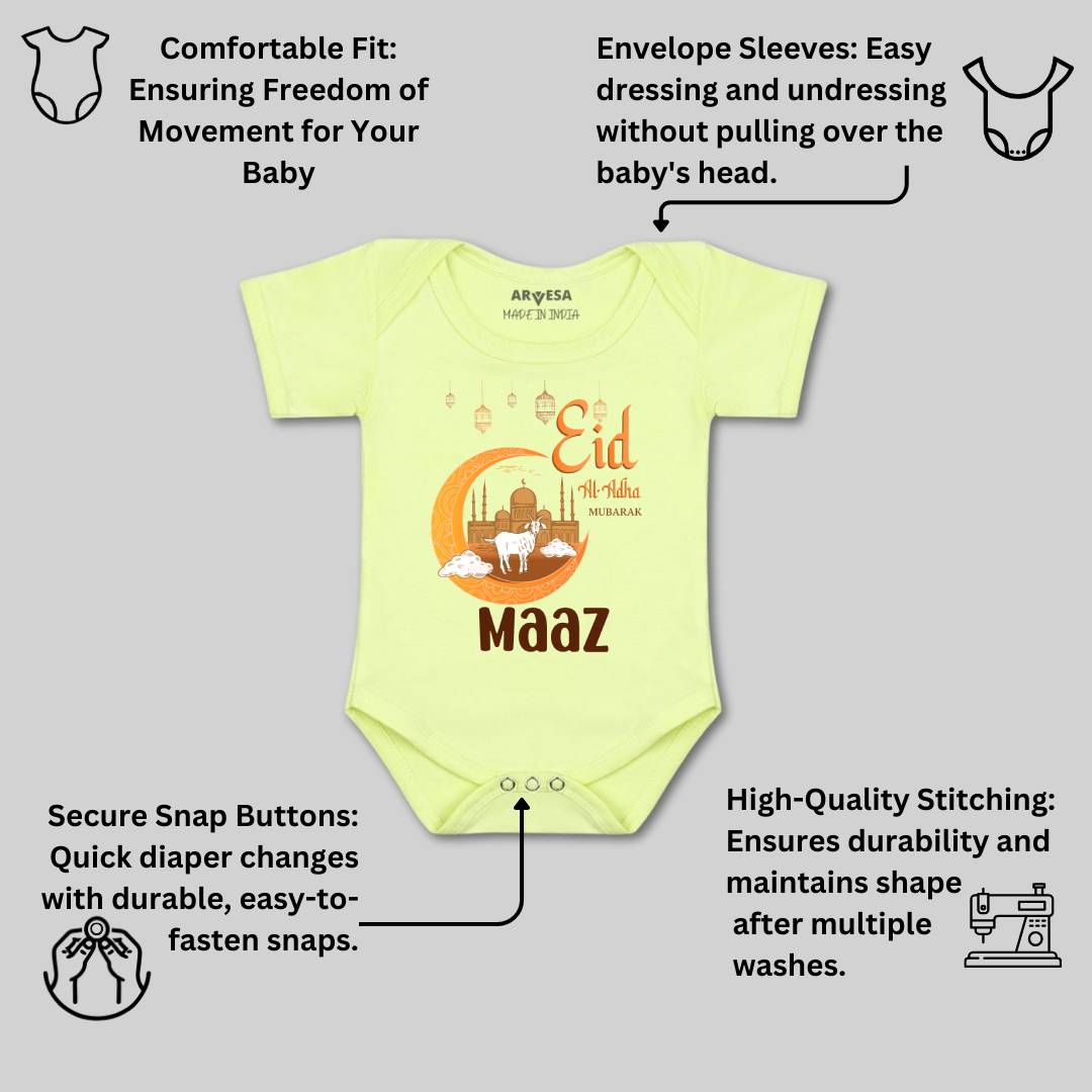 Arvesa Eid Al Adha Mubarak  Baby Boy & Girl Dress