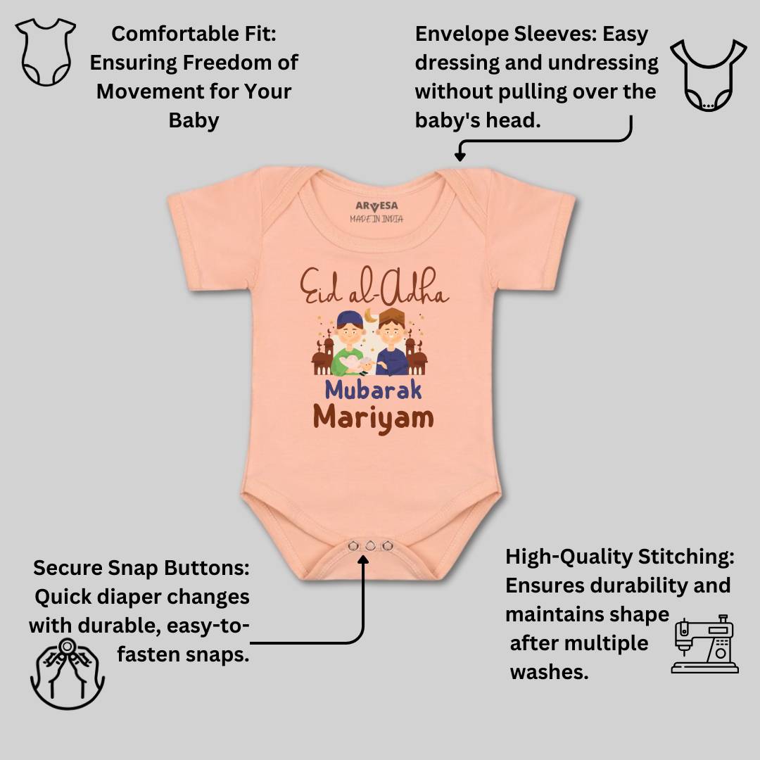 Arvesa Eid Al Adha Mubarak  Baby Boy & Girl Dress