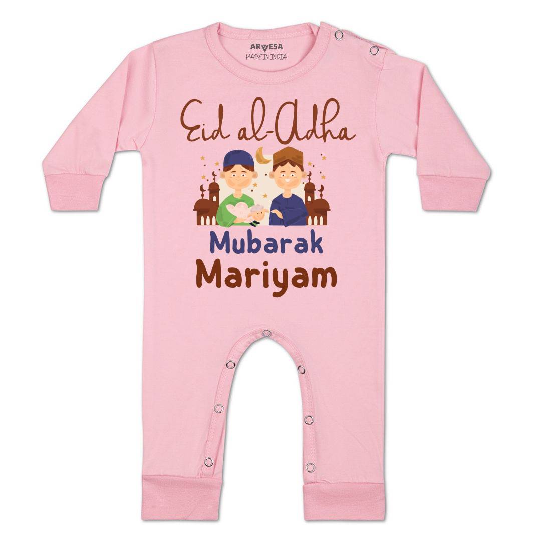 Arvesa Eid Al Adha Mubarak  Baby Boy & Girl Dress