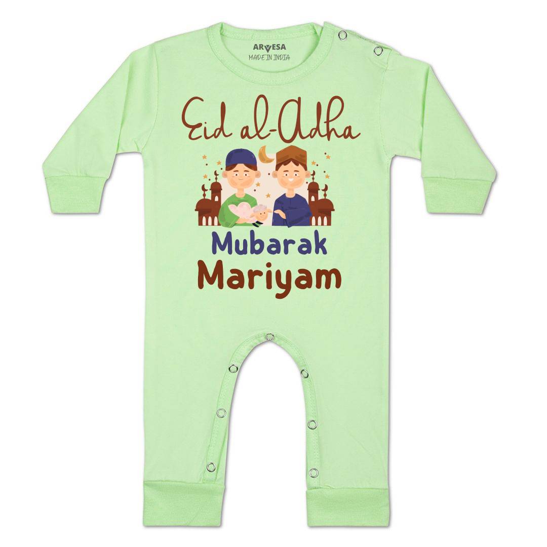 Arvesa Eid Al Adha Mubarak  Baby Boy & Girl Dress