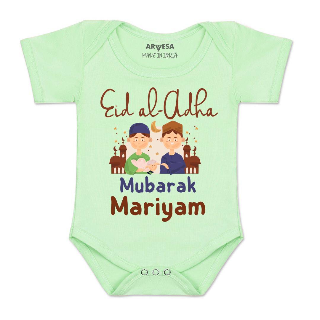 Arvesa Eid Al Adha Mubarak  Baby Boy & Girl Dress